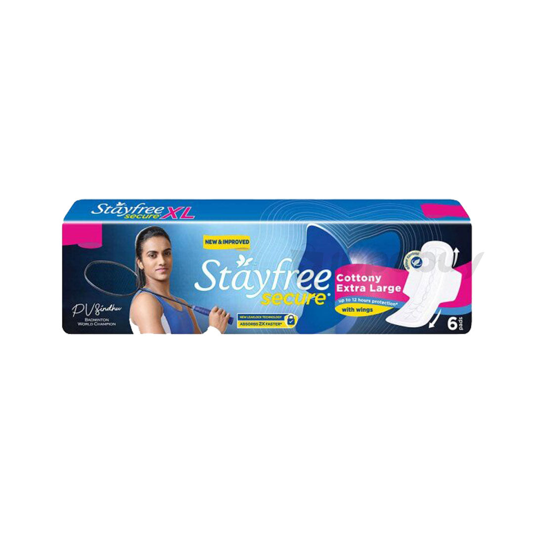 Stayfree Secure XL Cottony - 45rs (6 Unit)