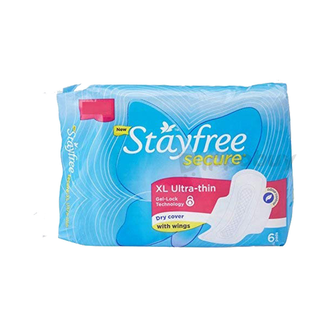 Stayfree Secure XL Ultrathin Wings (6N) - 55rs