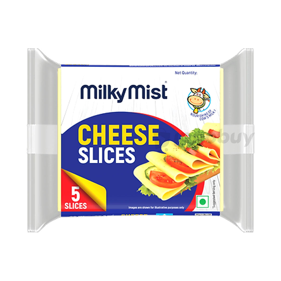 Milky Mist Cheese Slices 100gm (5pcs) - 79rs